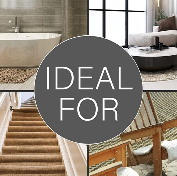 Heavy Duty Rug Tape for Area Rugs on Carpet, Wooden Floors, Tiles - Picture 5 of 6